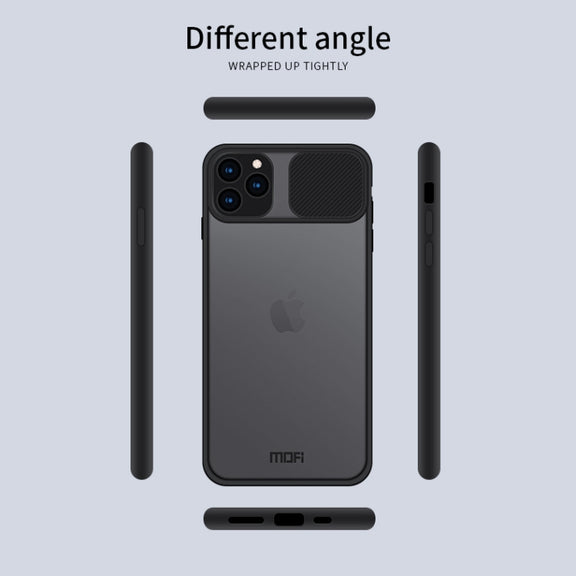 For iPhone 11 Pro MOFI Xing Dun Series Translucent Frosted PC + TPU Privacy Anti-glare Shockproof All-inclusive Protective Case(Red)