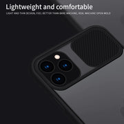 For iPhone 11 Pro MOFI Xing Dun Series Translucent Frosted PC + TPU Privacy Anti-glare Shockproof All-inclusive Protective Case(Purple)