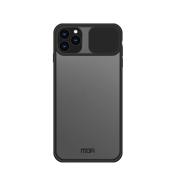 For iPhone 11 Pro Max MOFI Xing Dun Series Translucent Frosted PC + TPU Privacy Anti-glare Shockproof All-inclusive Protective Case(Black)