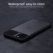 For iPhone 11 Pro Max MOFI Xing Dun Series Translucent Frosted PC + TPU Privacy Anti-glare Shockproof All-inclusive Protective Case(Black)