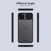 For iPhone 11 Pro Max MOFI Xing Dun Series Translucent Frosted PC + TPU Privacy Anti-glare Shockproof All-inclusive Protective Case(Black)