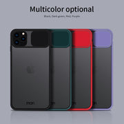 For iPhone 11 Pro Max MOFI Xing Dun Series Translucent Frosted PC + TPU Privacy Anti-glare Shockproof All-inclusive Protective Case(Green)