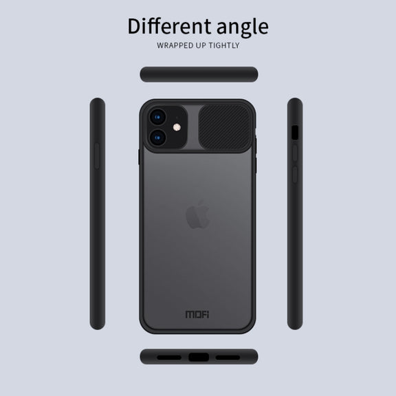 For iPhone 11  MOFI Xing Dun Series Translucent Frosted PC + TPU Privacy Anti-glare Shockproof All-inclusive Protective Case(Green)