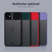 For iPhone 11  MOFI Xing Dun Series Translucent Frosted PC + TPU Privacy Anti-glare Shockproof All-inclusive Protective Case(Red)