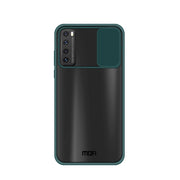 For Huawei nova 7 MOFI Xing Dun Series PC + TPU Anti-peep Water-resistant And Anti-drop All-inclusive Protective Shell, Translucent Frosted(Green)
