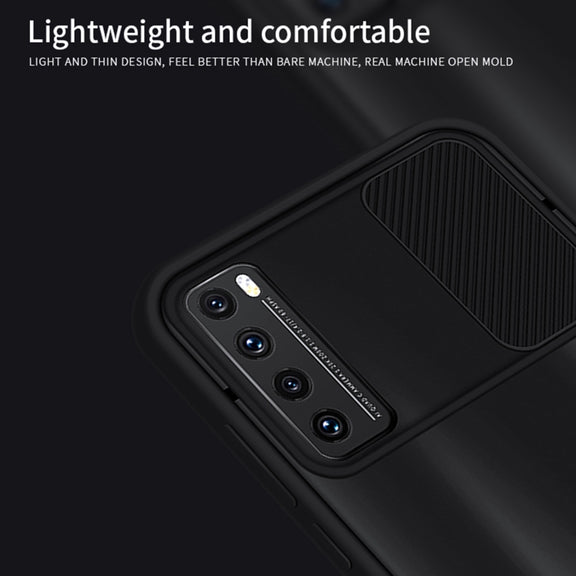 For Huawei nova 7 MOFI Xing Dun Series PC + TPU Anti-peep Water-resistant And Anti-drop All-inclusive Protective Shell, Translucent Frosted(Red)