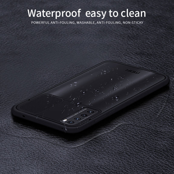 For Huawei nova 7 MOFI Xing Dun Series PC + TPU Anti-peep Water-resistant And Anti-drop All-inclusive Protective Shell, Translucent Frosted(Red)