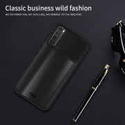 For Huawei nova 7 MOFI Xing Dun Series PC + TPU Anti-peep Water-resistant And Anti-drop All-inclusive Protective Shell, Translucent Frosted(Red)
