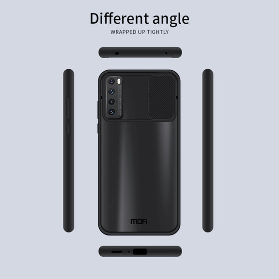 For Huawei nova 7 MOFI Xing Dun Series PC + TPU Anti-peep Water-resistant And Anti-drop All-inclusive Protective Shell, Translucent Frosted(Red)