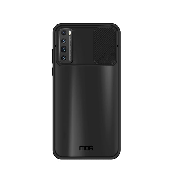 For Huawei nova 7 Pro MOFI Xing Dun Series PC + TPU Anti-peep Water-resistant And Anti-drop All-inclusive Protective Shell, Translucent Frosted(Black)
