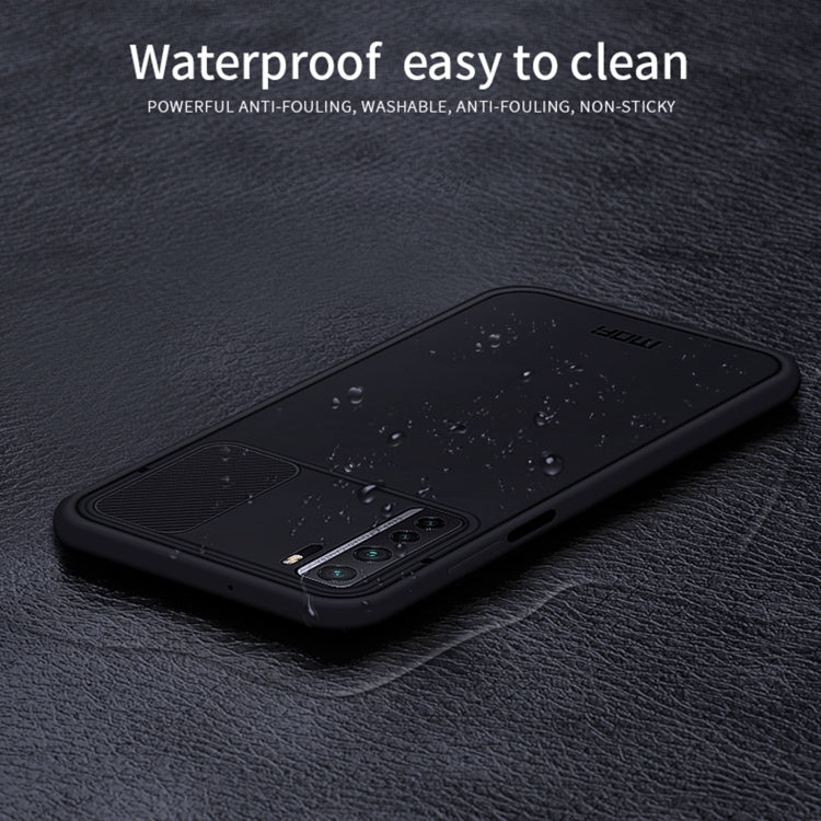 For Huawei nova 7 SE MOFI Xing Dun Series PC + TPU Anti-peep Water-resistant And Anti-drop All-inclusive Protective Shell, Translucent Frosted(Red)