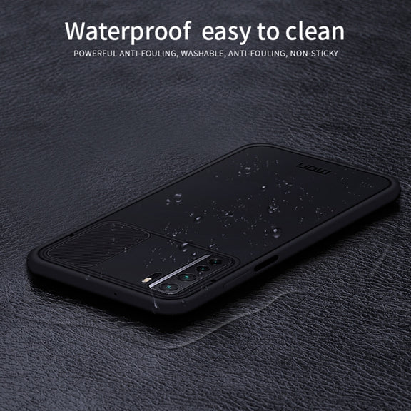 For Huawei nova 7 SE MOFI Xing Dun Series PC + TPU Anti-peep Water-resistant And Anti-drop All-inclusive Protective Shell, Translucent Frosted(Red)