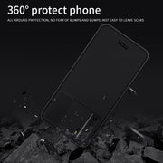 For Huawei nova 7 SE MOFI Xing Dun Series PC + TPU Anti-peep Water-resistant And Anti-drop All-inclusive Protective Shell, Translucent Frosted(Red)
