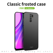 For Xiaomi Redmi 9 MOFI Frosted PC Ultra-thin Hard Case(Black)