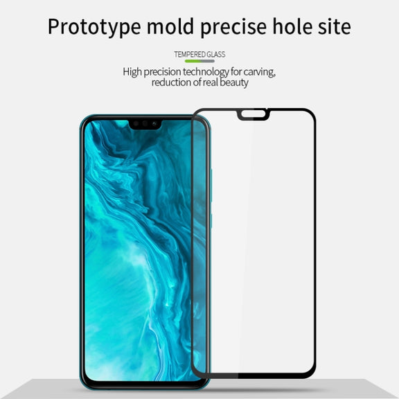 For Huawei Honor 9X Lite MOFI 9H 2.5D Full Screen Tempered Glass Film(Black)