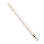 Imitation Porcelain 2 in 1 Mobile Phone Touch Screen Capacitive Pen for Apple / Huawei / Xiaomi / Samsung(White)