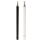 Imitation Porcelain 2 in 1 Mobile Phone Touch Screen Capacitive Pen for Apple / Huawei / Xiaomi / Samsung(White)