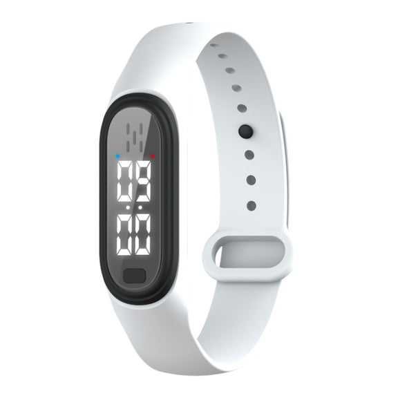 Q2 Outdoor Ultrasonic Electronic Mosquito Repellent Bracelet, Support Three-gear Mode & Time Display(White)
