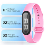 Q2 Outdoor Ultrasonic Electronic Mosquito Repellent Bracelet, Support Three-gear Mode & Time Display(White)