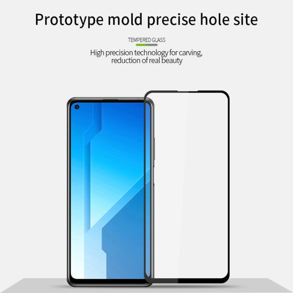 For Huawei Honor Play4 MOFI 9H 2.5D Full Screen Tempered Glass Film(Black)