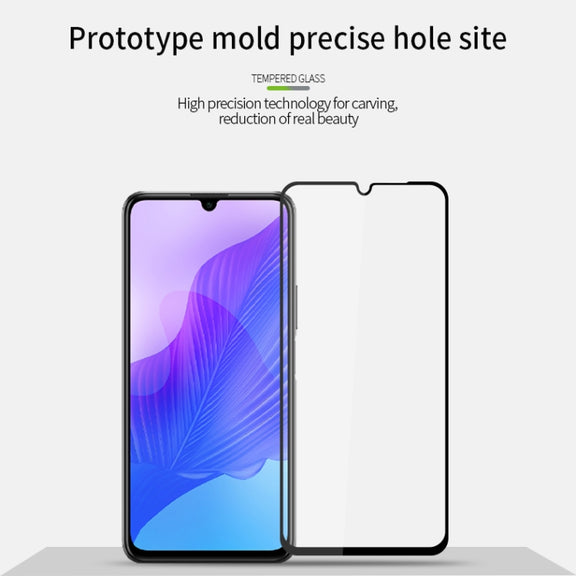 For Huawei Honor 30 Lite MOFI 9H 2.5D Full Screen Tempered Glass Film(Black)
