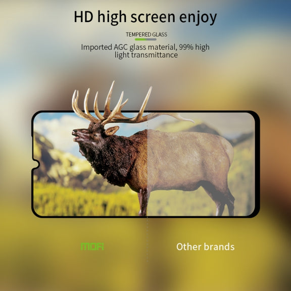 For Huawei Honor 30 Lite MOFI 9H 2.5D Full Screen Tempered Glass Film(Black)