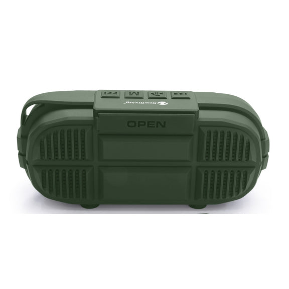 NewRixing NR-3023 Portable Stereo Wireless Bluetooth Speaker, Built-in Microphone, Support TF Card / FM(Green)