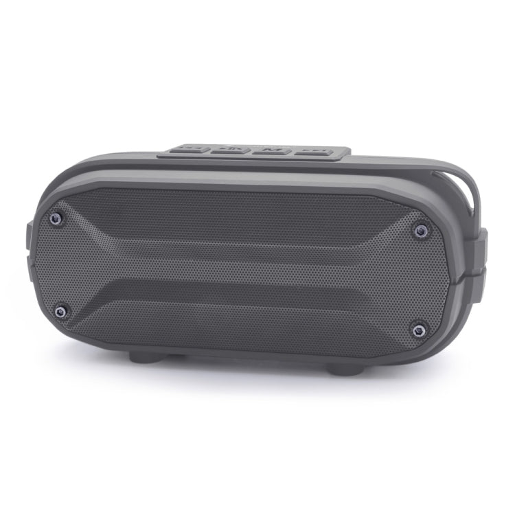 NewRixing NR-3023 Portable Stereo Wireless Bluetooth Speaker, Built-in Microphone, Support TF Card / FM(Gray)