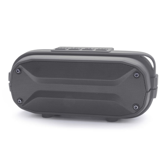 NewRixing NR-3023 Portable Stereo Wireless Bluetooth Speaker, Built-in Microphone, Support TF Card / FM(Gray)