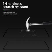 For Huawei Enjoy20 Pro/Honor30 Lite MOFI 9H 3D Explosion-proof Curved Screen Tempered Glass Film(Black)