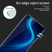 For Huawei Honor X10 MOFI 9H 3D Explosion-proof Curved Screen Tempered Glass Film(Black)