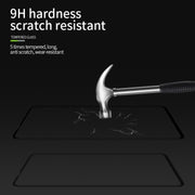 For Samsung Galaxy A21 / A21s MOFI 9H 3D Explosion-proof Curved Screen Tempered Glass Film(Black)