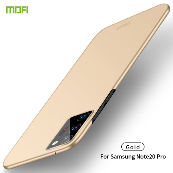 For Samsung Galaxy Note20 Ultra MOFI Frosted PC Ultra-thin Hard Case(Gold)