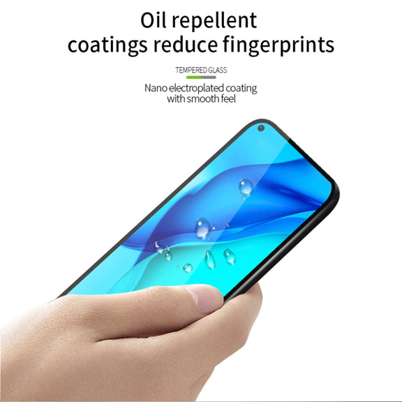 For Huawei Maimang9/Mate 40Lite MOFI 9H 2.5D Full Screen Tempered Glass Film(Black)