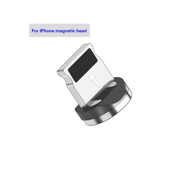 USB to 8 Pin Magnetic Suction Colorful Streamer Mobile Phone Charging  Cable, Length: 1m(Green Light)