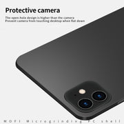 For iPhone 12 mini MOFI Frosted PC Ultra-thin Hard Case(Rose gold)