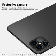 For iPhone 12 Pro Max MOFI Frosted PC Ultra-thin Hard Case(Rose gold)