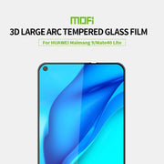 For Huawei Maimang 9 / Mate 40 Lite MOFI 9H 3D Explosion-proof Curved Screen Tempered Glass Film(Black)