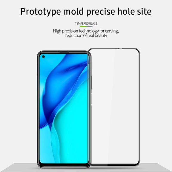 For Huawei Maimang 9 / Mate 40 Lite MOFI 9H 3D Explosion-proof Curved Screen Tempered Glass Film(Black)