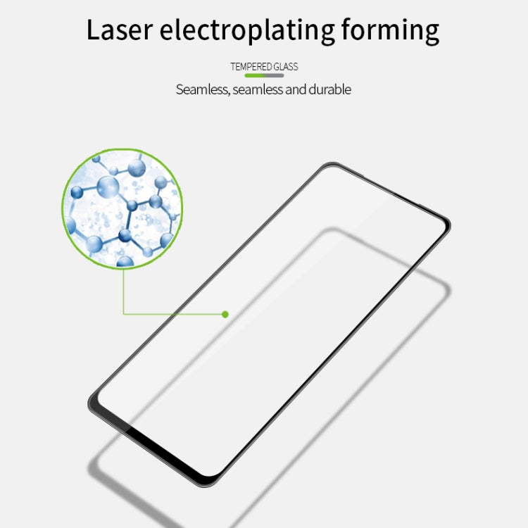 For Xiaomi Redmi Note 9/10X 4G MOFI 9H 3D Explosion-proof Curved Screen Tempered Glass Film(Black)