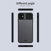 For iPhone 12 Pro Max MOFI Xing Dun Series Translucent Frosted PC + TPU Privacy Anti-glare Shockproof All-inclusive Protective Case(Green)