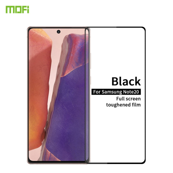 For Samsung Galaxy Note20 MOFI 9H 2.5D Full Screen Tempered Glass Film���Ultrasonic fingerprint unlock���(Black)