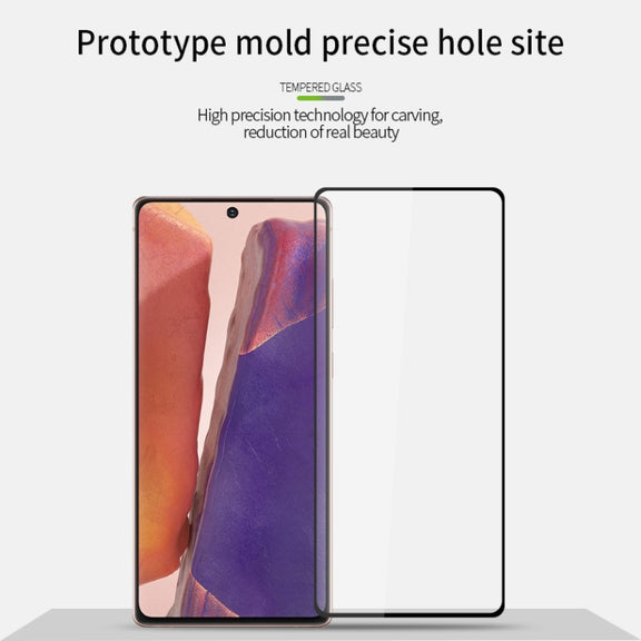For Samsung Galaxy Note20 MOFI 9H 2.5D Full Screen Tempered Glass Film���Ultrasonic fingerprint unlock���(Black)