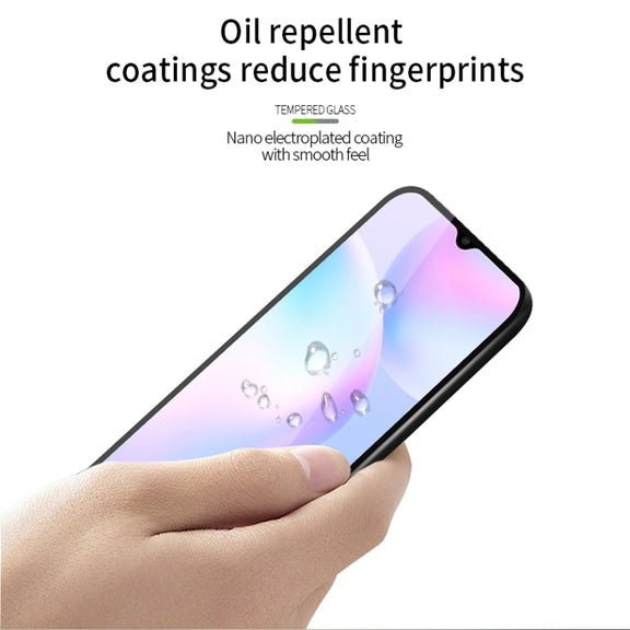 For Xiaomi Redmi 9A/9C MOFI 9H 2.5D Full Screen Tempered Glass Film(Black)