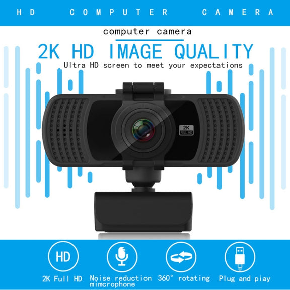 Richwell PC-06 Mini 360 Degrees Rotating 4.0 MP HD Auto Focus PC Webcam with Noise Reduction Microphone