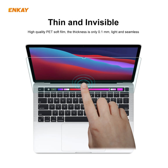 ENKAY Laptop Clear HD PET Screen Protector For MacBook Pro 16 inch A2141 (2019)