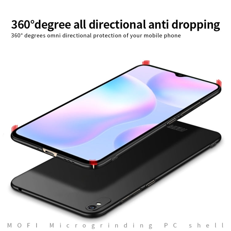 For Xiaomi Redmi 9A MOFI Frosted PC Ultra-thin Hard Case(Gold)