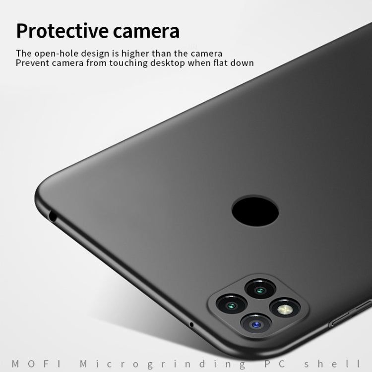 For Xiaomi Redmi 9C MOFI Frosted PC Ultra-thin Hard Case(Gold)