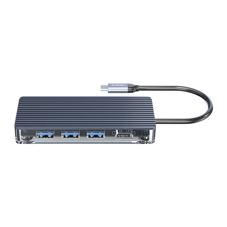 ORICO 6 in 1 Type-C Transparent HUB