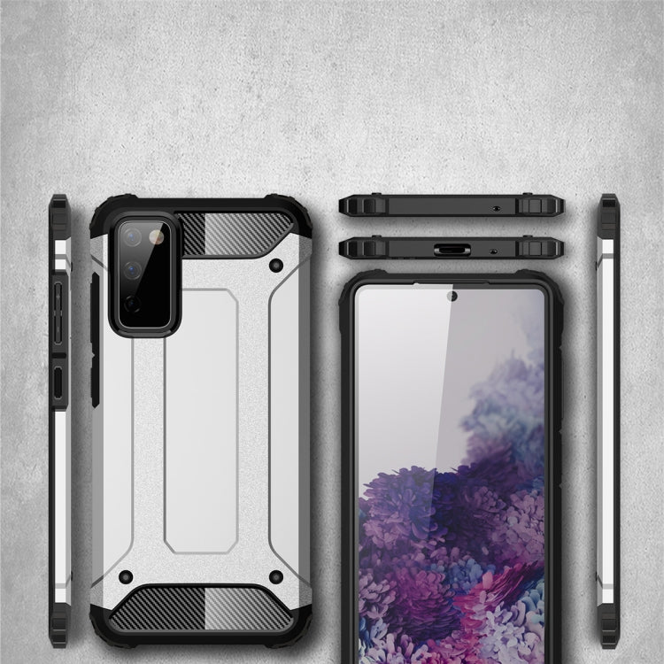 For Samsung Galaxy S20 FE 5G / S20 Lite Magic Armor TPU + PC Combination Case(Black)